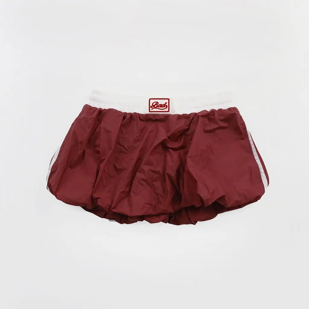 

Summer New Women's American Style All-match Ballet Short Skirt European And American Style Contrasting Color Stitching