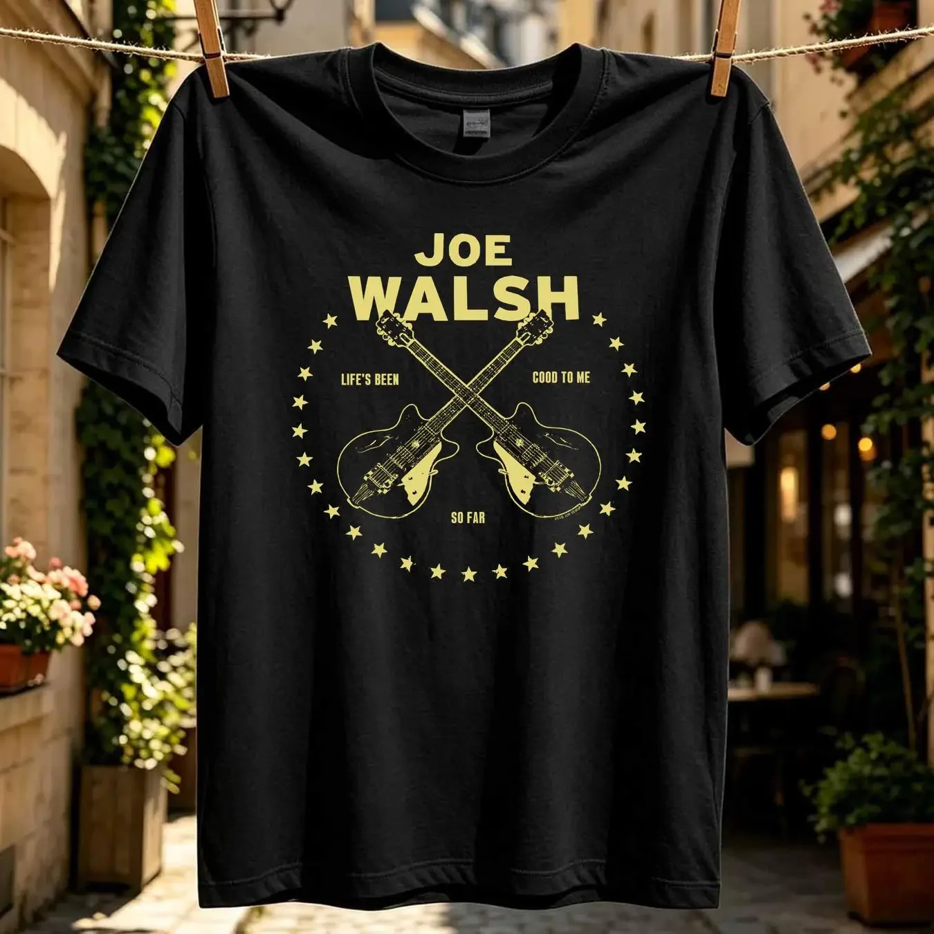washed T Shirt New JOE WALSH Life s Been Good For Fans 5XL 1LU415 long or short sleeves vintage Washed Versatile