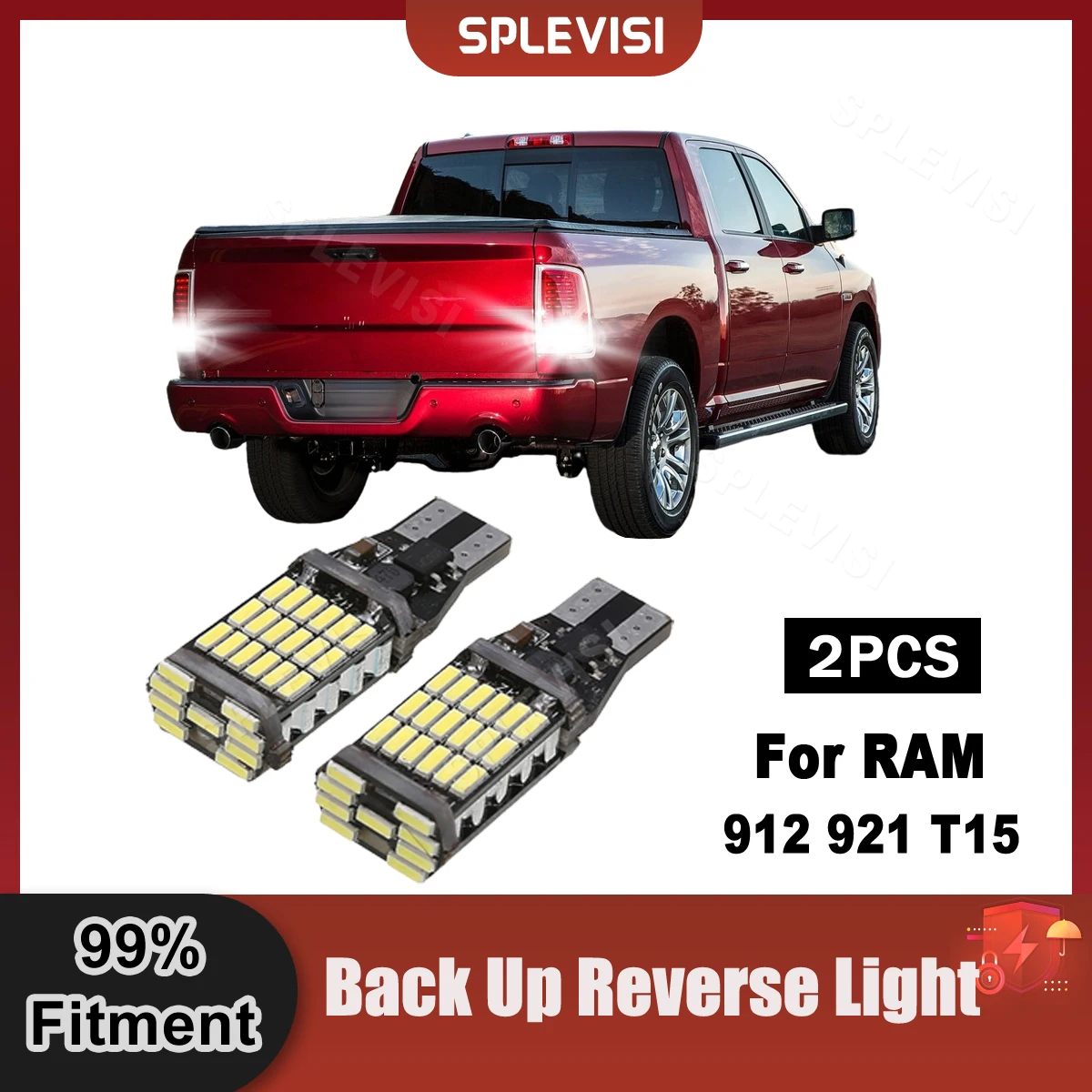 LED Bulb Reverse Light Accessories 912 921 T15 Back Up Lamp For RAM 1500 2500 3500 2011-2017 2011 2012 2013 2014 2015 2016 2017