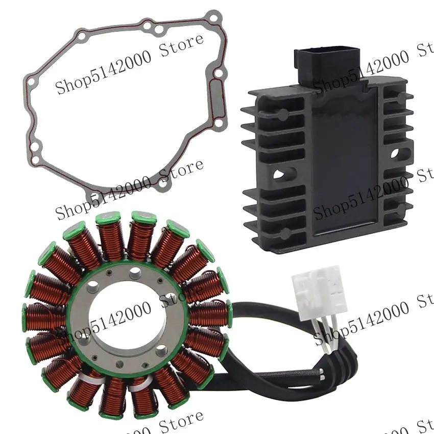 

Motorcycle Stator Coil + Regulator Rectifier + Gasket Set For Yamaha YZF R6 R6R RaceBase 2C0-81410-00 4XY-81960-00 2C0-15451-00