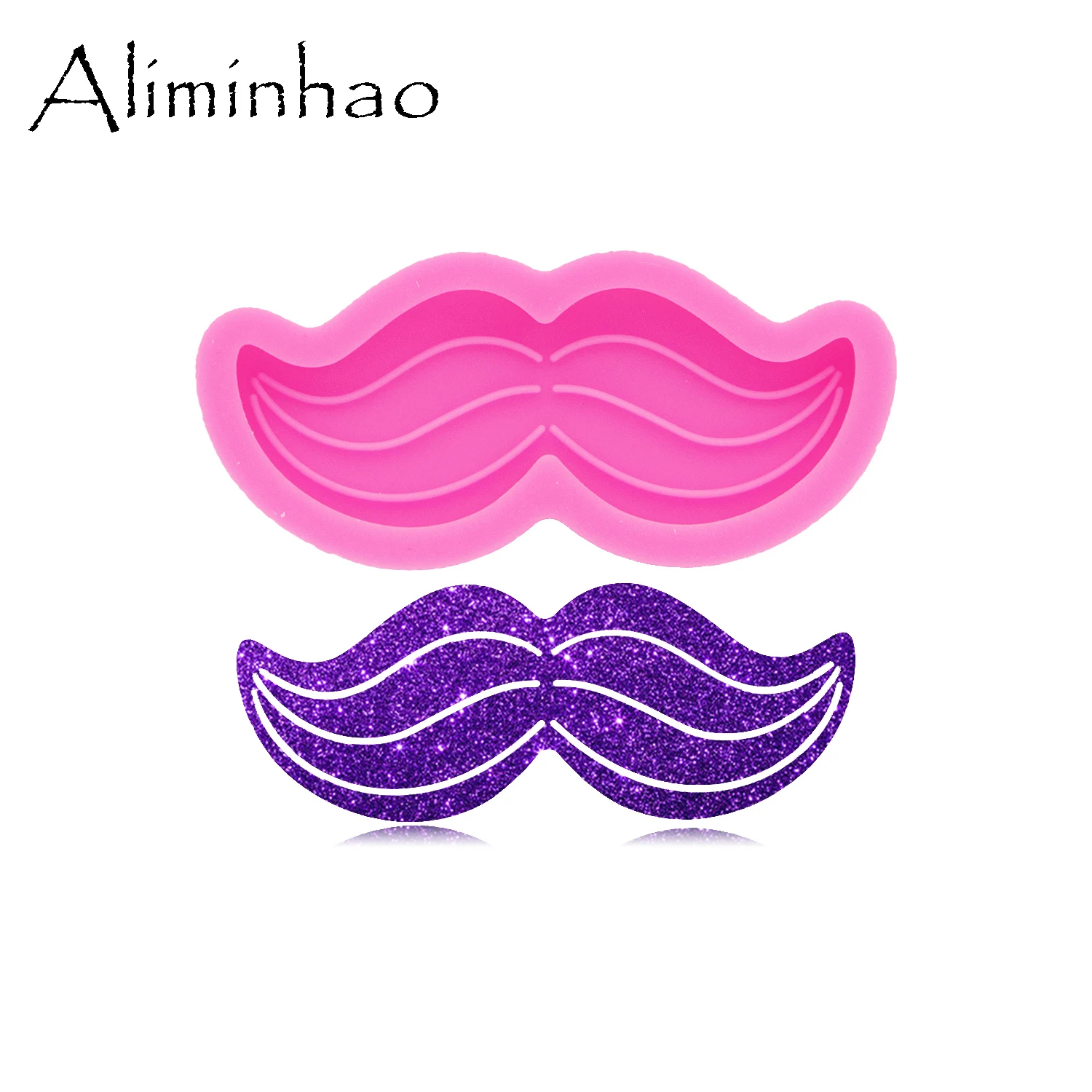DY1079 Shiny Mini Mask Goggles Resin Silicone Mold, Beard Crafting Mold Making with Epoxy for Jewellery, Chocolate Cake Tools