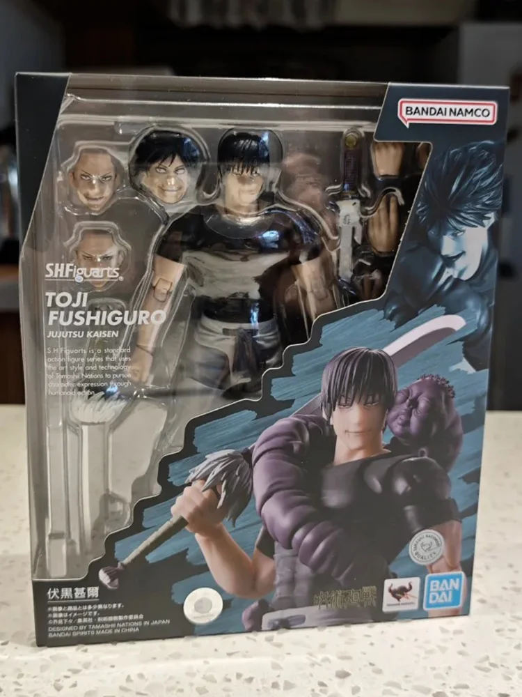 100% Bandai SHF Toji Fushiguro Hidden Inventory Premature Death Heavenly Restriction Figura Articulada de PVC 1/12 Jujutsu Kaisen