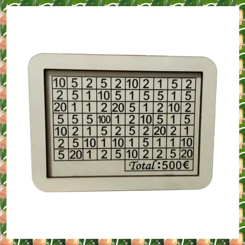 JAJA Counting Coin Bank Craft مع صندوق نقود خشبي مفتوح مع صندوق تخزين أموال عداد للأطفال والأولاد والبنات #1