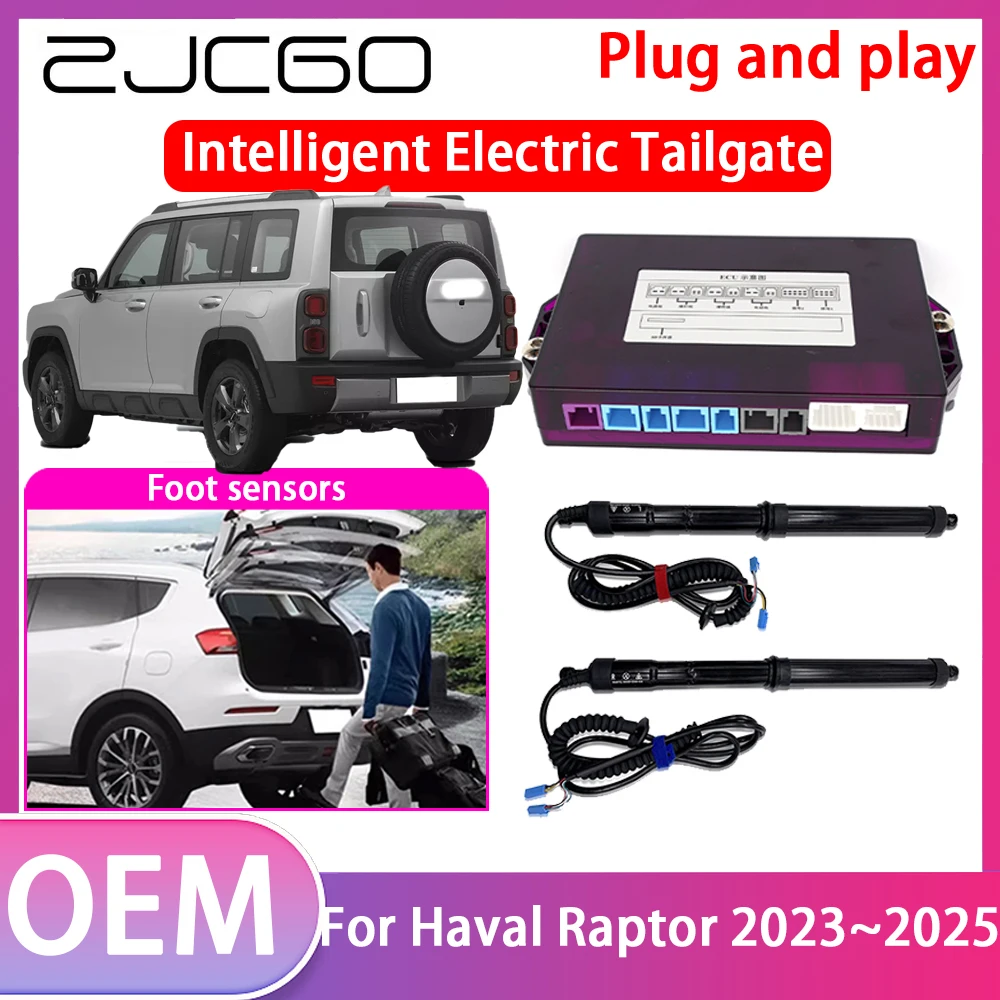 

ZJCGO Electric Tailgate Lift Drive Trunk Opening Tail Gate Lift Soft Close For Haval Raptor 2023 2024 2025