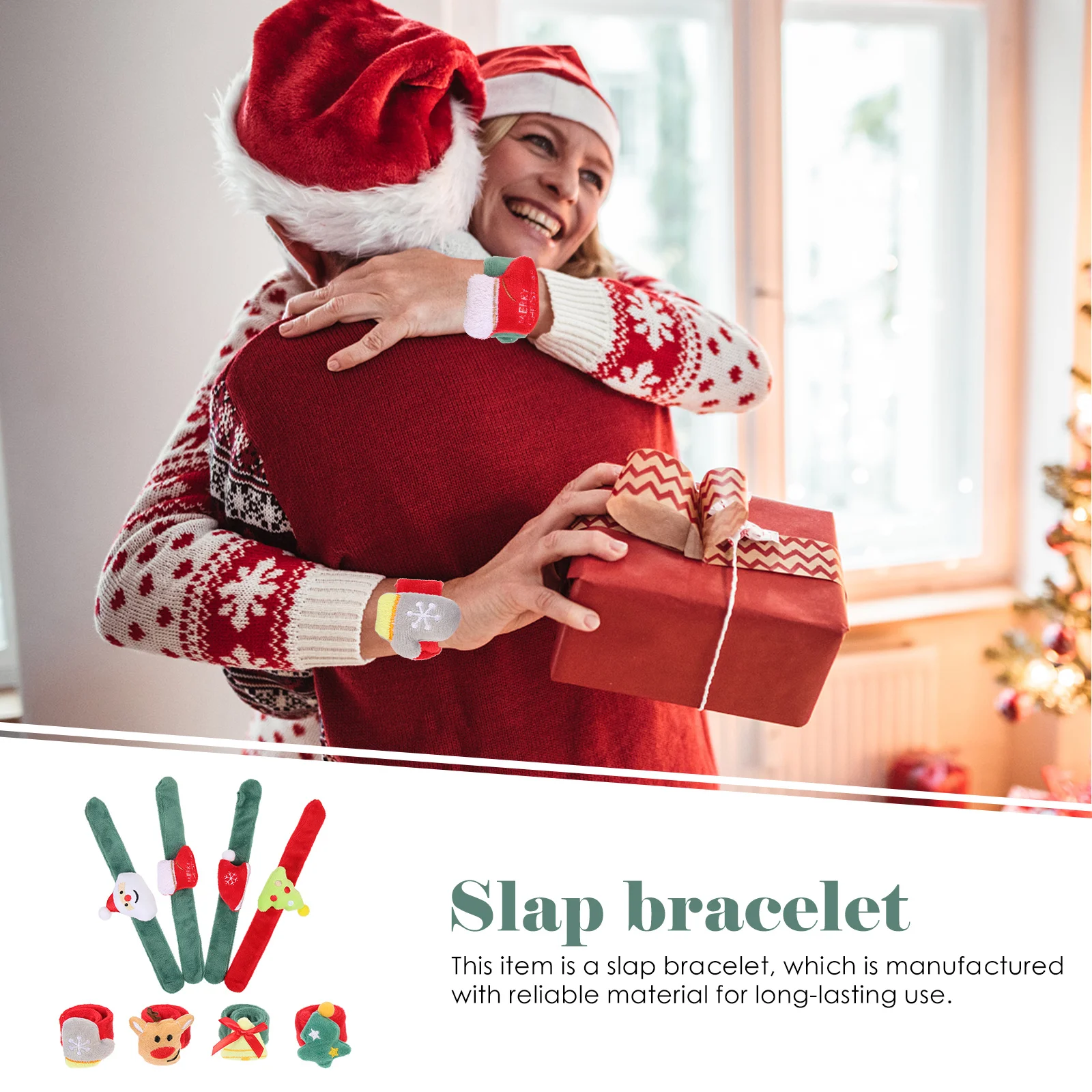 

8Pcs Slap Wristbands Party Favors Festival Gifts Decorative Slap Bracelets Carnival Prizes Lovely Gift Kids Party Gifts