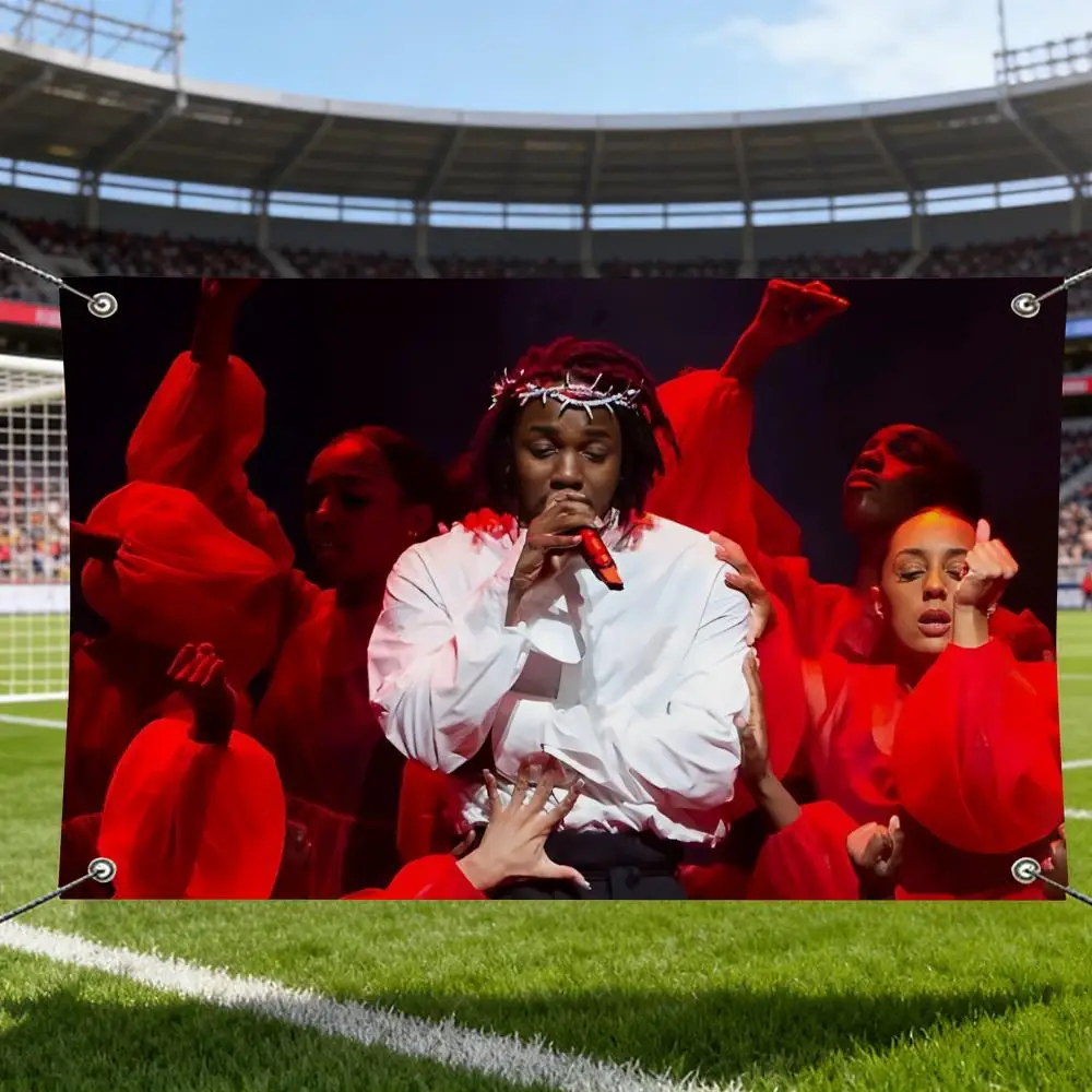 Rapper K-Kendrick Lamar				 Flags Outdoor Garden Flag Banner Decorative Yard for Home Patio Lawn Seasonal Holiday Party