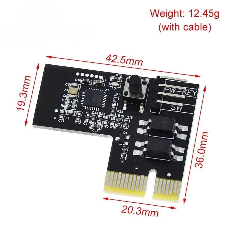 Computer remote boot, mobile phone remote control, computer on/off, blue screen crash, restart XY-WPCE