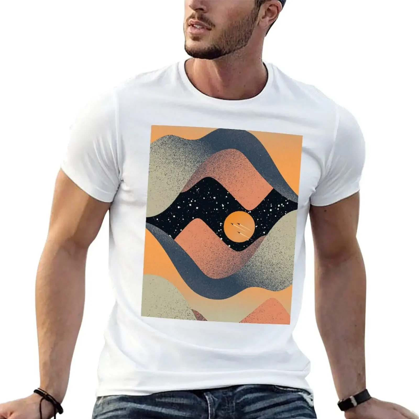 The sand dunes of Mars T-Shirt graphic t shirts plus size tops anime mens designer t shirt