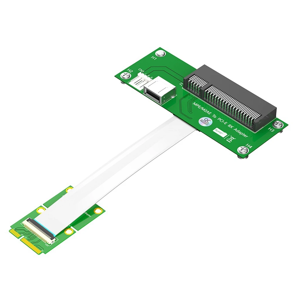 Mini PCI-E To PCI-E 8X Adapter Extension Cable With High Speed FPC Cable For PCIE Test Extender Durable , B