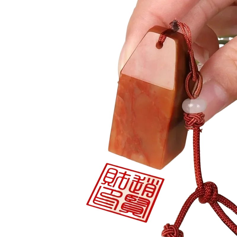 

Shoushan Stone Name Stamps Qingtian Stone Engraving Customized Logo Seals Calligraphy Chinese Painting Ancient Style Gifts Stamp