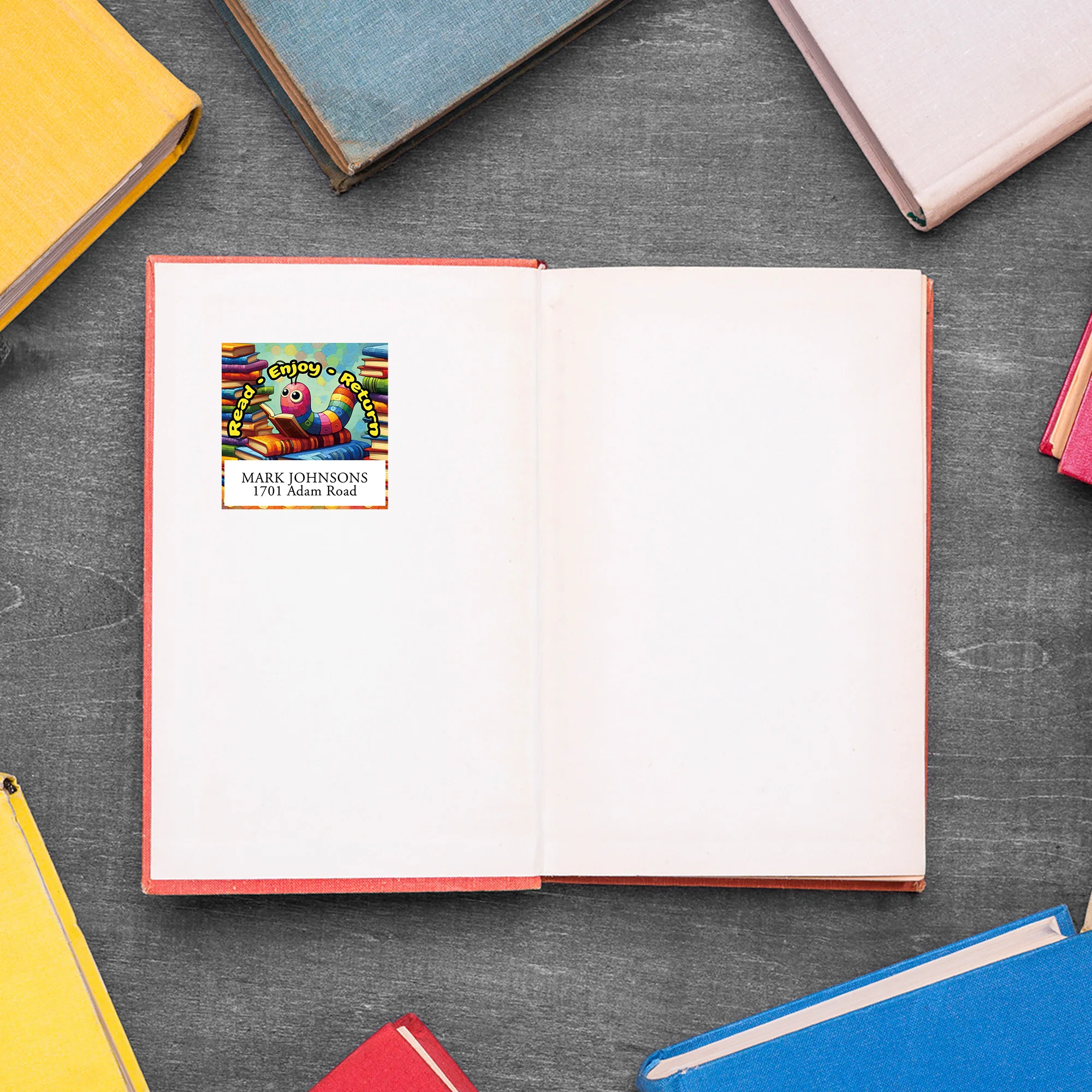 ملصقات مخصصة من ملصقات مخصصة كبيرة الحجم مقاومة للماء ملصقات شعار مخصص مربعة لشعار الشركة وحفلات دجاجة الزفاف