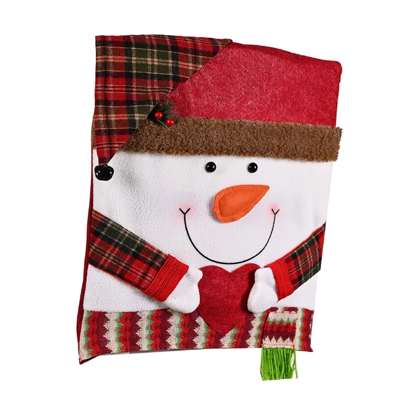 عيد الميلاد الديكور غطاء كرسي غطاء البراز فستان عيد الميلاد جديد دمية غطاء كرسي الحلي الزخرفية المفروشات المنزلية