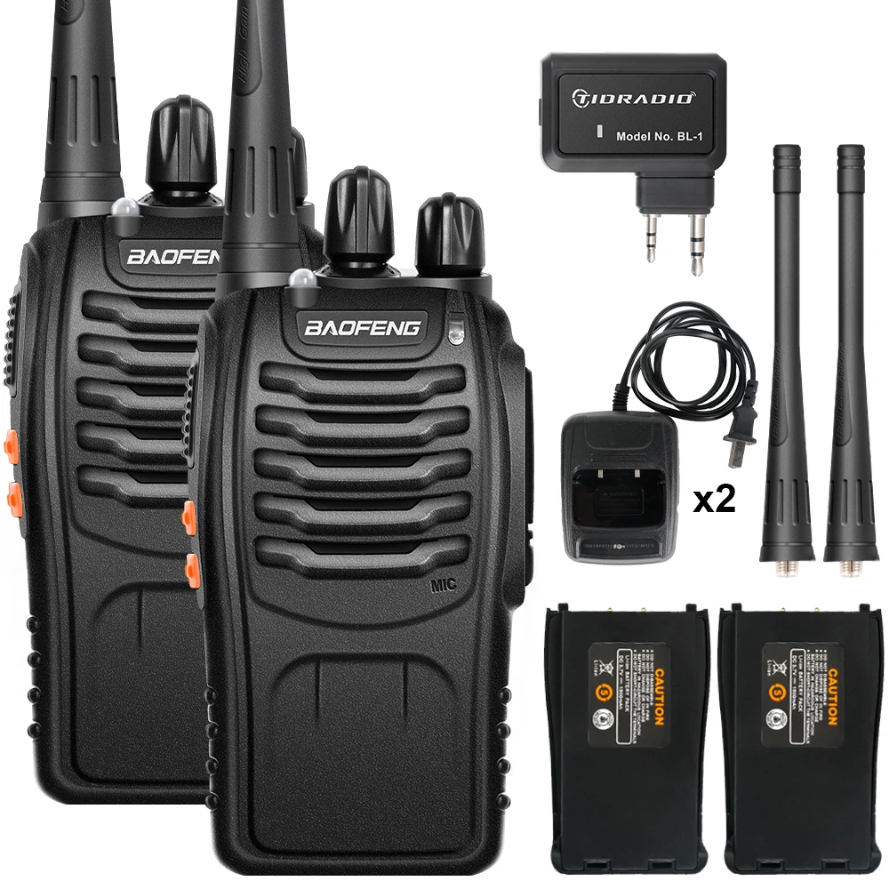 

1/2PCS Baofeng BF-888S 5W Walkie Talkie Dual Band Portable Long Range Standby UHF 400-470MHz USB Ham Two Way Radio for Hunting