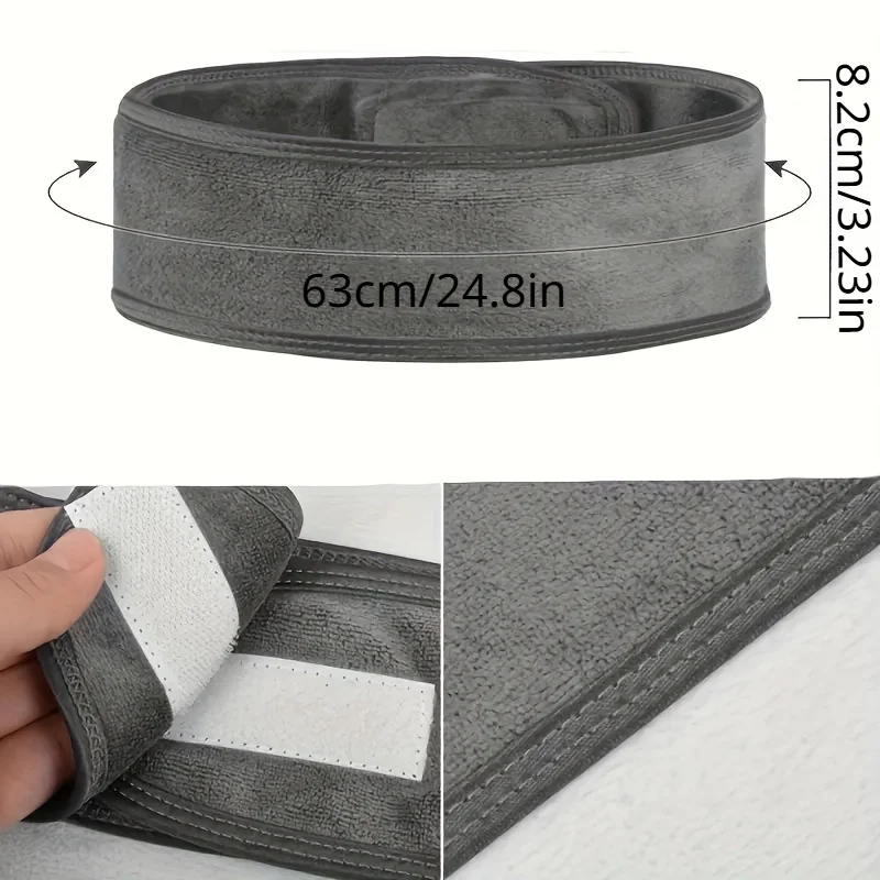 1pc Soft Non-Slip Women's Adjustable Hairband, Perfect For Washing Face, Bathing, Yoga, Sports & Running