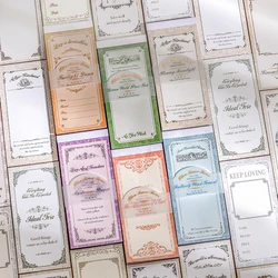 30 pcs Vintage INS European style border note book classical border pattern ledger label message note Decoration primer material