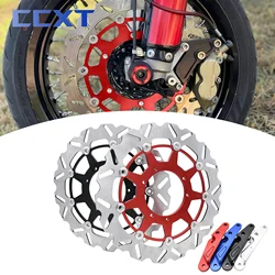 Motocross 320mm Front Floating Brake Disc Brake Caliper Bracket For Honda CRF CR 250R 250X 450R 450RX 450X 2002-2021 2022