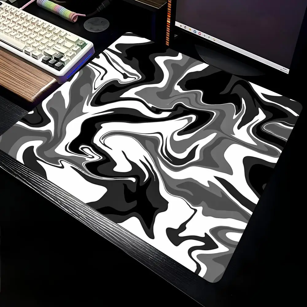 

Modern abstract art patterns Gaming Mouse Pad Desk Mat Non-Slip 40X45CM mousepads with Stitched Edge pc accessories Gaming mats