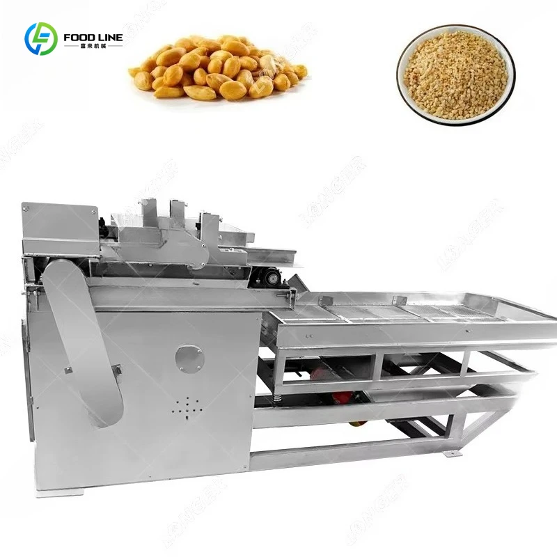 Customized Multifunctional Nut Chopper Peanut Almond Dicer Macadamia Hazelnut Crushing Cutting Equipment