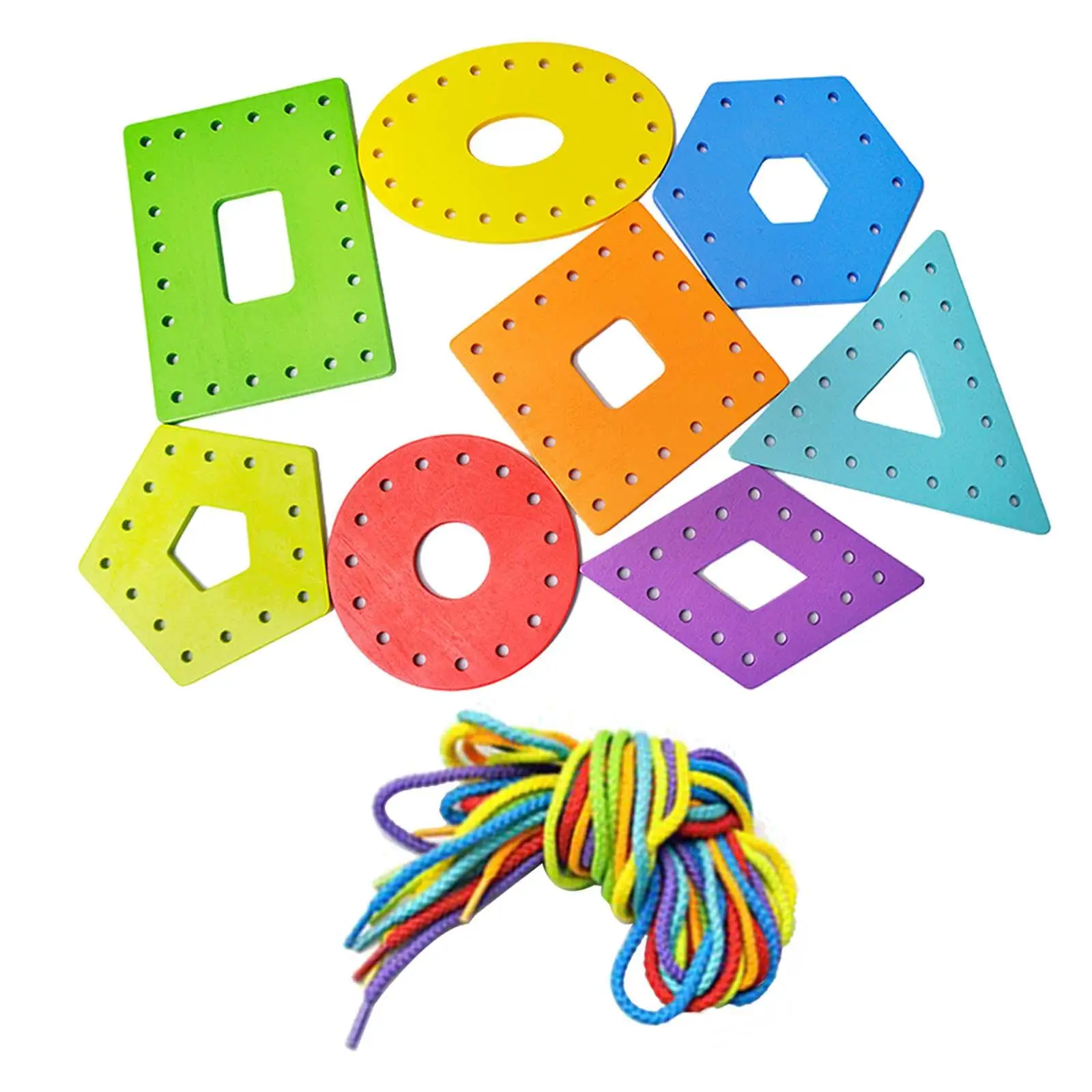 Cartes de laçage Montessori pour enfants, jeu de filetage alth, apprentissage précoce pour les tout-petits, cadeaux pour garçons et filles, avion et voiture