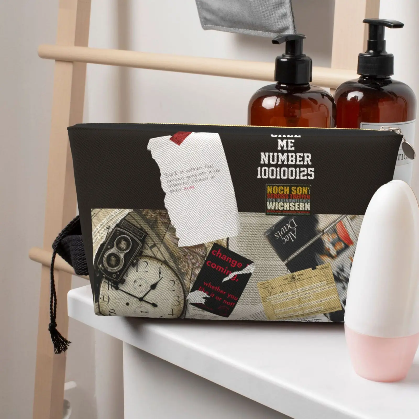 

Social Influencer Makeup Bag for Women Travel Cosmetic Organizer Cute Storage Toiletry Bags