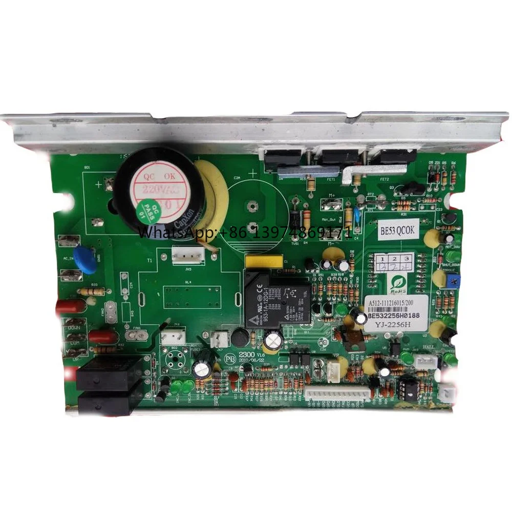 F63 F80 Treadmill Motor Controller Board YJ-2256H 2300 V1.6 Treadmill Circuit Card Replacement Parts