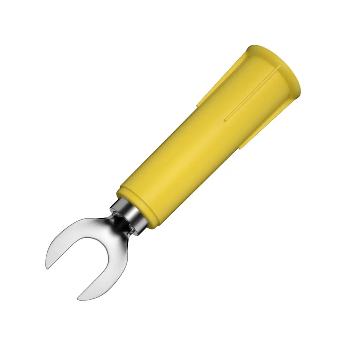5Colors 6MM Insert Spade Plug 6MM U-Type Terminal with 4MM Socket with 4MM Banana Plug for Electrical Test Lead