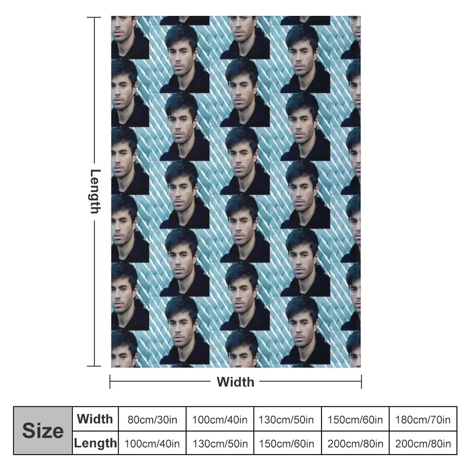 pu Enrique tri Iglesias na1 tour 2020 Throw Blanket couch cozy soft plush fuzzy picnic outdoor blanket