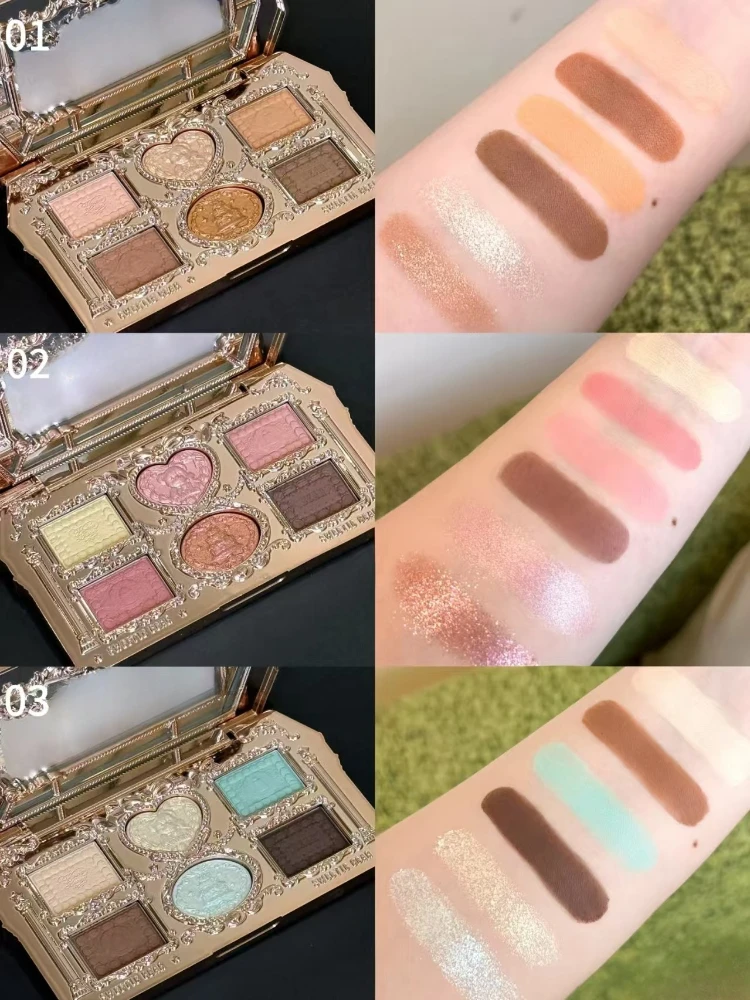Flower Knows Knight Unicorn Ey - Beauty Makeup Eyeshadow Palette ulasan dan harga