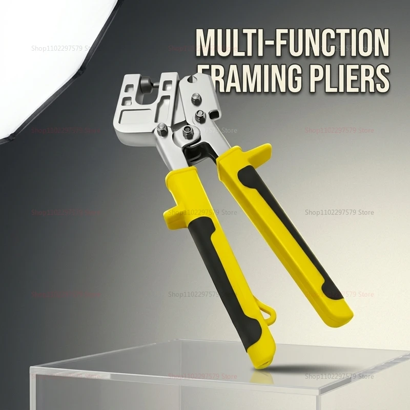 Industrial Grade Dragon Bone Pliers Heavy Duty Metal Crimping Tool for Drywall Ceiling Frame Wall Construction Fastening