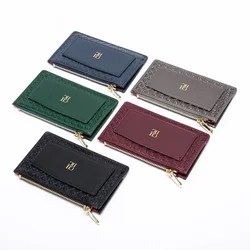 CH Square Bag Metal Zipper High Quality Fashion Vintage Wallet Button Folding Monogram Design Old Printed Card Holder Wallet