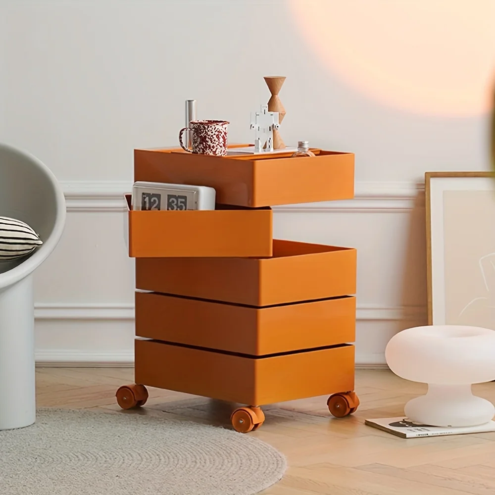 

Lockers on wheels, mobile magazine rack, closet organizer, bedside furniture