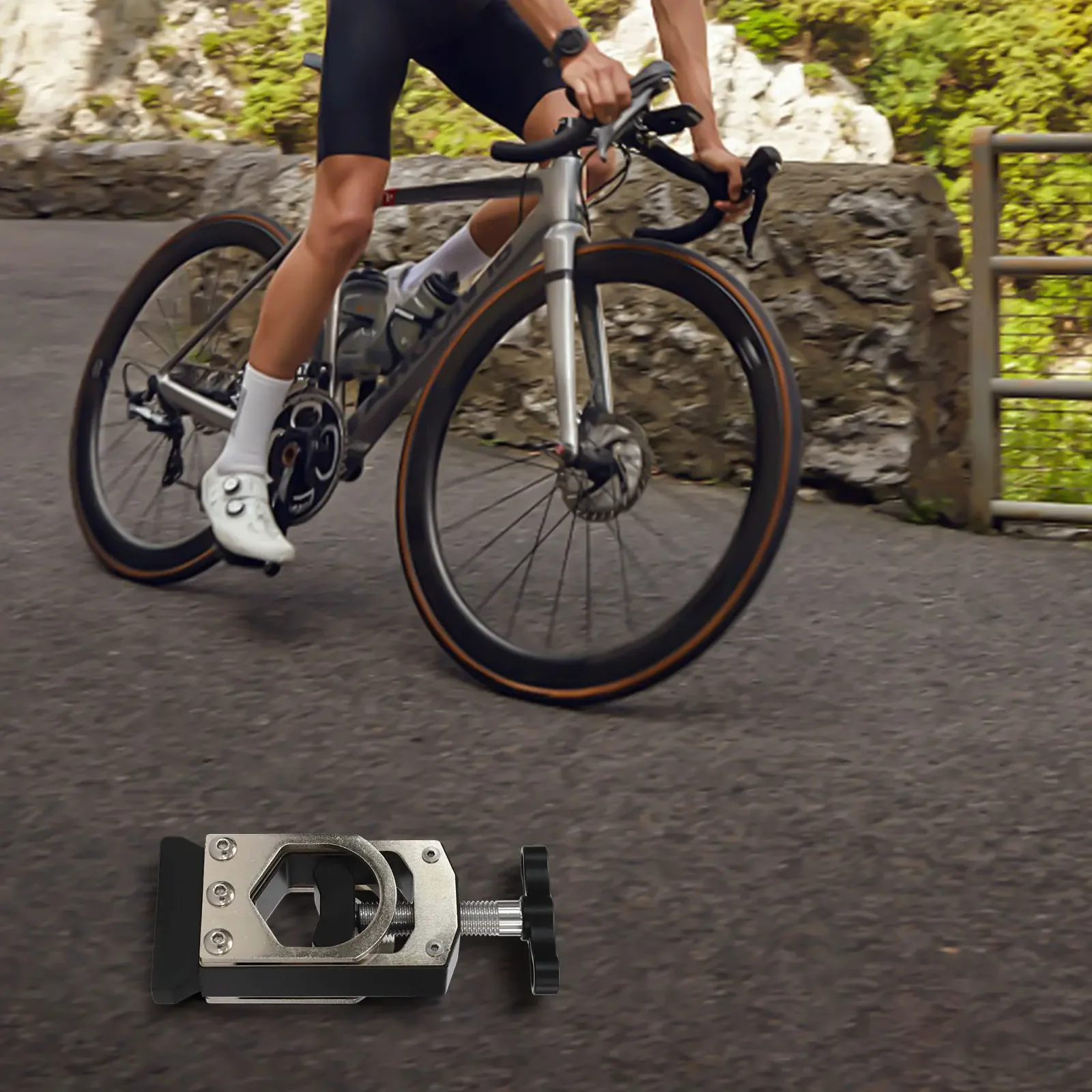 

Алюминиевый сплав для направляющей резки для велосипедных трубок, только вес, 193 г, идеальный компаньон для велосипедистов, потребности, быстрый ремонт