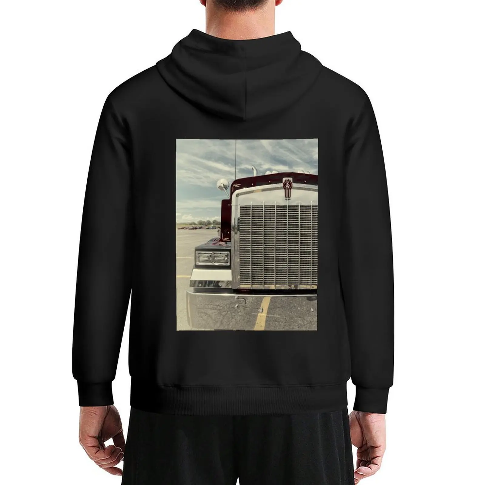 

KENWORTH TRUCK Hoodie korean autumn clothes japanese style men's coat autumn tracksuits