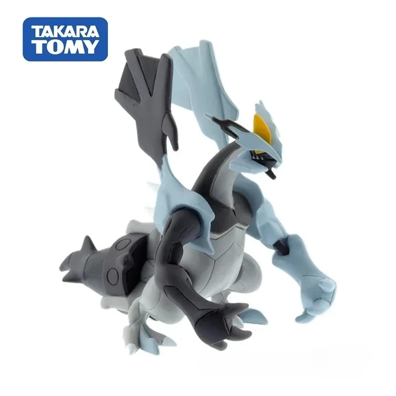 En stock, Takara Tomy Tomica Pokemon Pocket Monster Collection MonColle ML-11 Black Kyurem, figura de anime, juguete, adorno de escritorio, regalo
