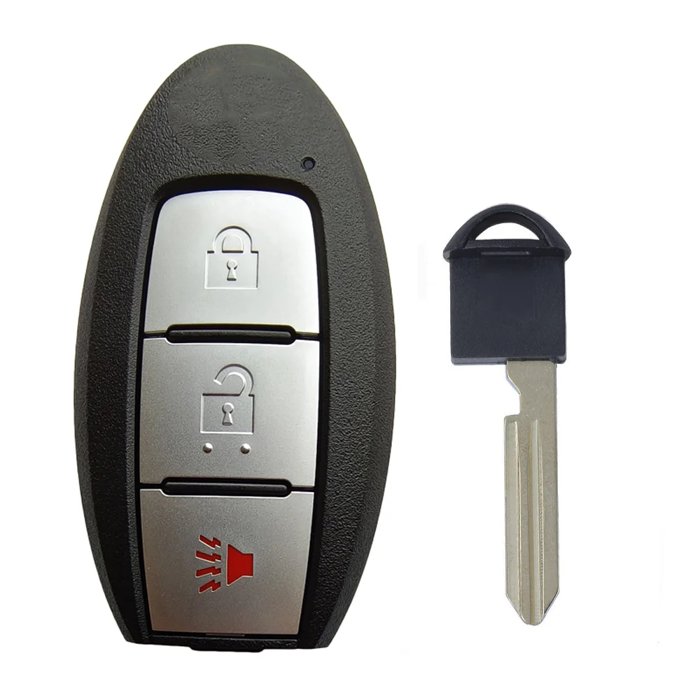 2 teile/los s180144502 auto smart remote fsk 433mhz ncf29a1m chip 2 1 tasten ersetzen smart auto schlüssel anhänger für nissan kicks