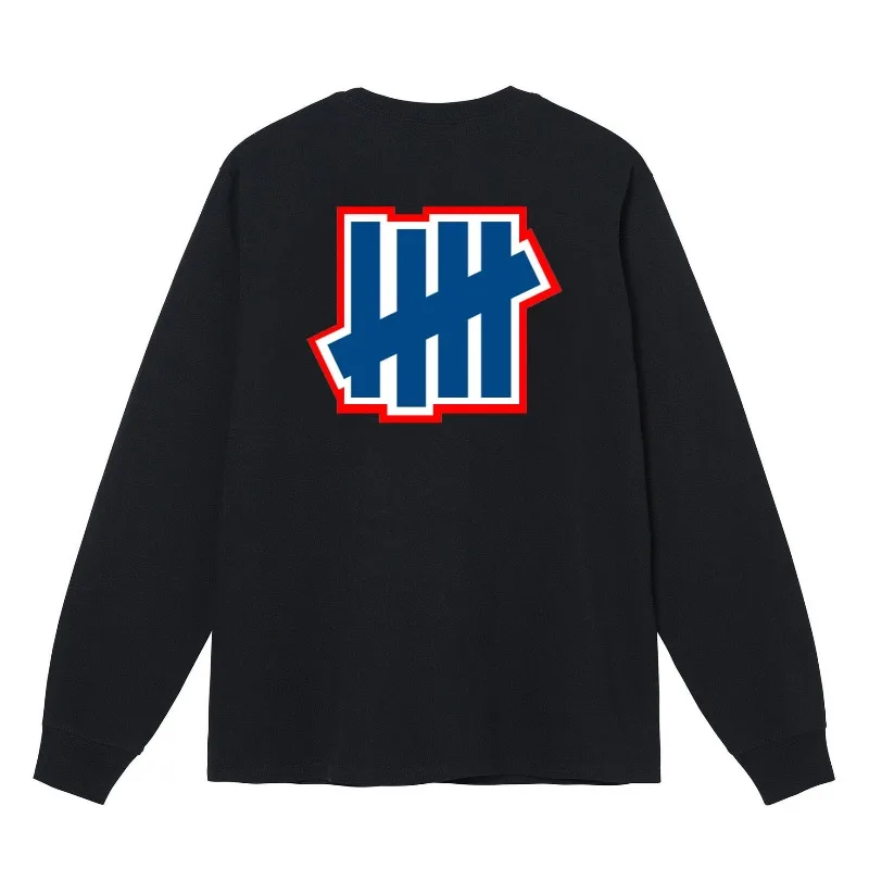 UNDEFEATED Five-Strike Logo Crewneck Sweatshirt | Unisex Relaxed Fit Pullover | American Streetwear Couple Top