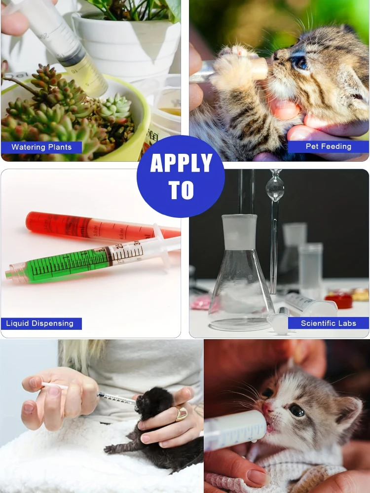 Seringues Luer Lock 3ml 5ml 10ml 20ml 30ml 50ml 100ml, seringue en plastique, outils pour nutriments hydroponiques, échantillonneur, 2/5 pièces