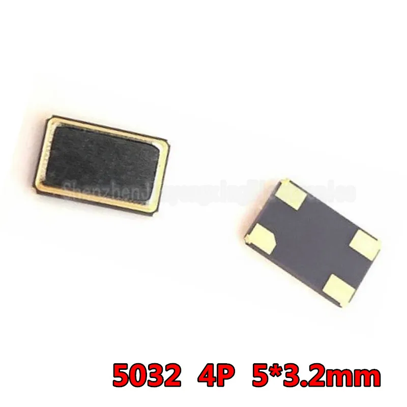 10PCS Passive Crystal Oscillator SMD 5032 4PIN 8MHZ/10MHZ/11.0592MHZ/12MHZ/16MHZ/20MHZ/24MHZ/25/27mhz 4Pin 5.0*3.2mm