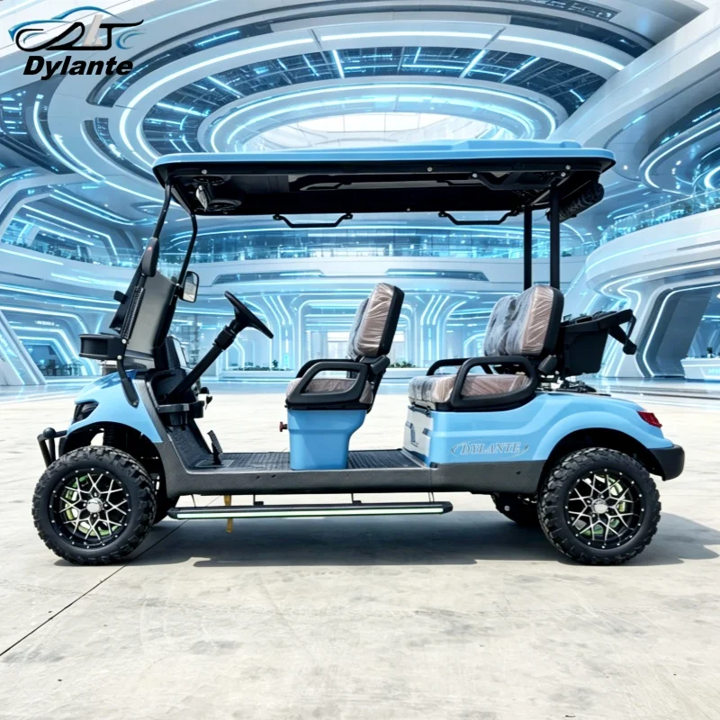 2026 The Most Popular 2 4 6 Seater Electric Off-Road Golf Cart 4000W Motor Adult Electric Four-Wheel Vehicle