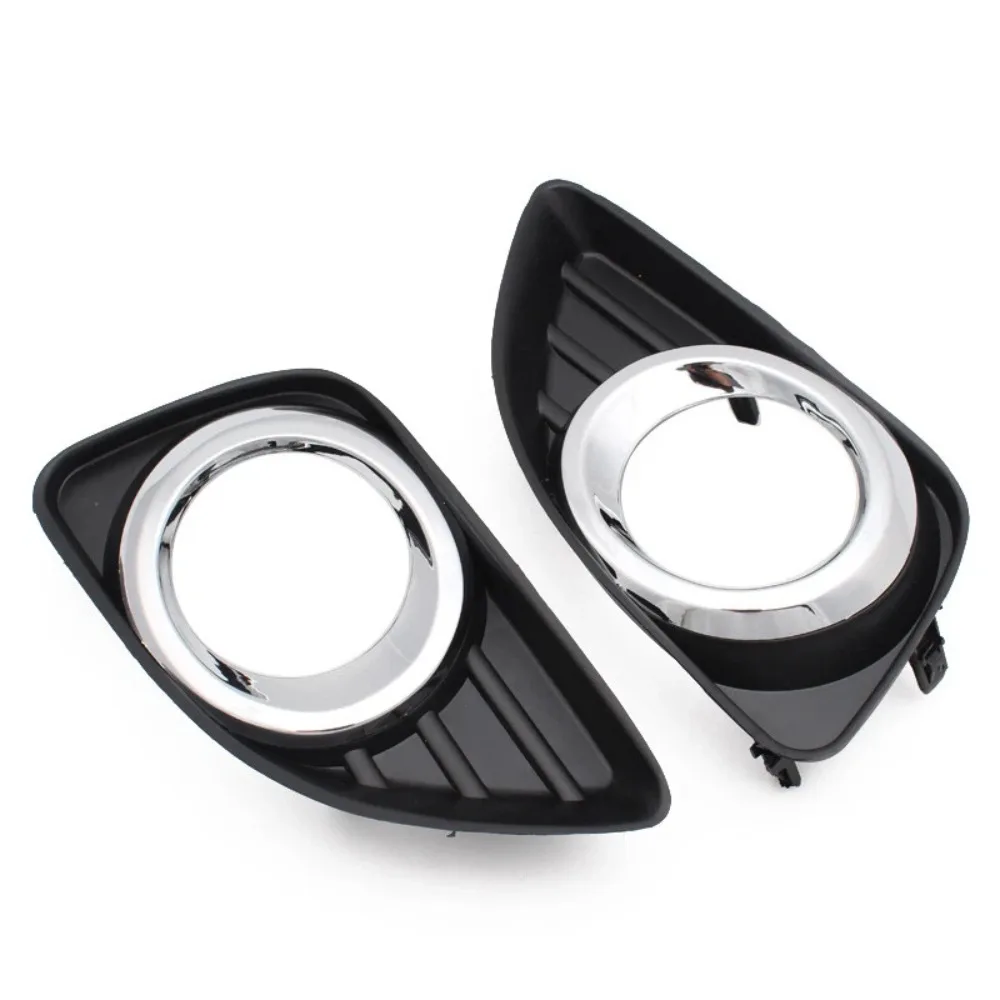 Fog Lights Cover Grill Bezel for Toyota Camry XV40 2010 2011 Facelift Fog Lamp Headlight Foglights Chrome black Car Accessories