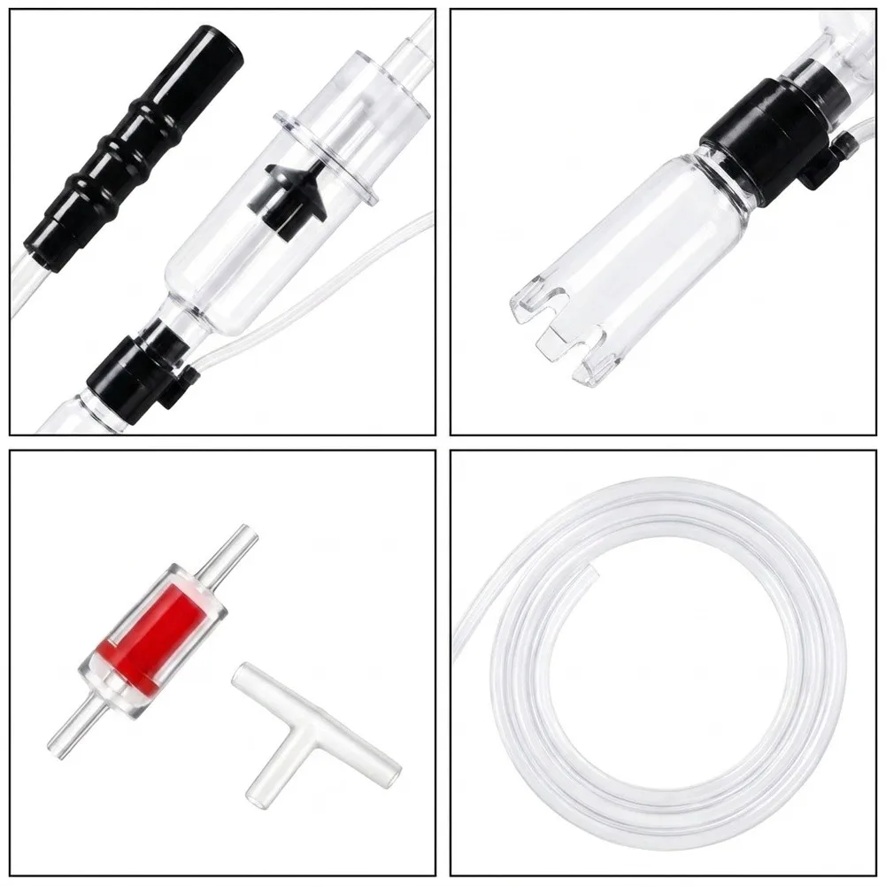 for Fish Tank For Gravel Vacuum Cleaner For Pneumatic Operation Transparent Materials 19 cm Extended Rod Length