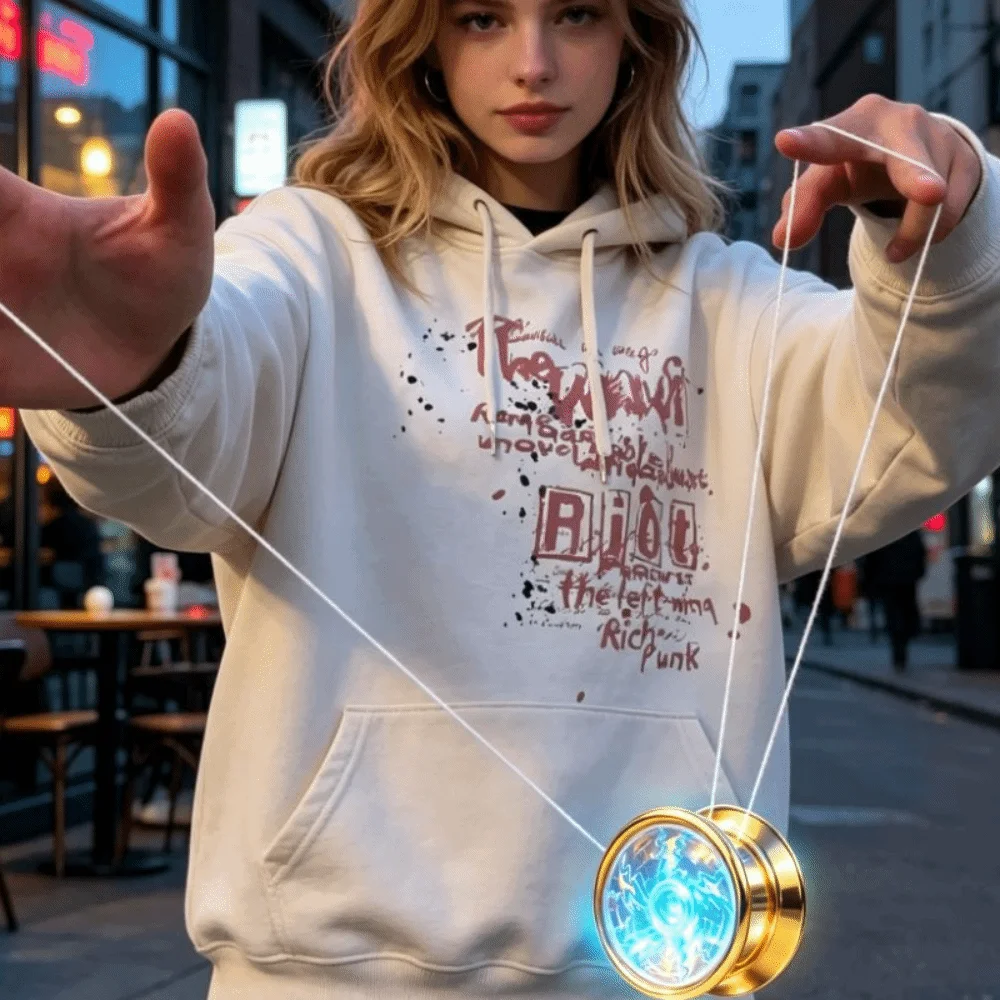 Hot-Selling KK Bearing Yo-Yo Finger Guard Anti-drop Glowing Yoyo Spare Parts Led Light-Up Yo-Yo Birthdays