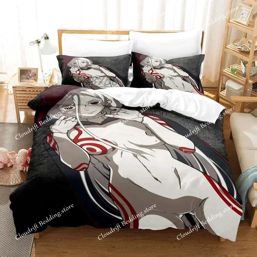 

New 3D Printed Anime Deadman Wonderland Bedding Set Single Twin Full Queen King Size Bed Set Adult Kid Bedroom Duvet cover Sets