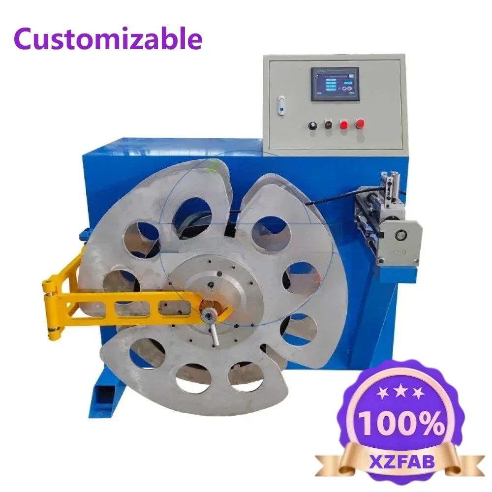Factory Direct 2026 WB300 High-Speed Semi-Automatic PVC Cable Coil Winder Machine Optical Fiber Take-Up for Cable Manufacturing