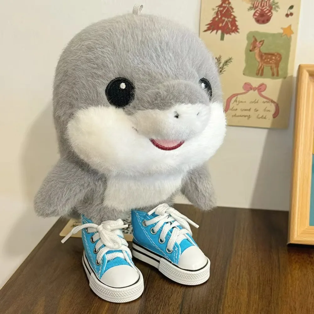 

Tralalero Tralala Tung Tung Sahur Stuffed Shoe-wearing Cute Anime Shark Plush Doll 23cm Cartoon Italian Brainrot Plushie