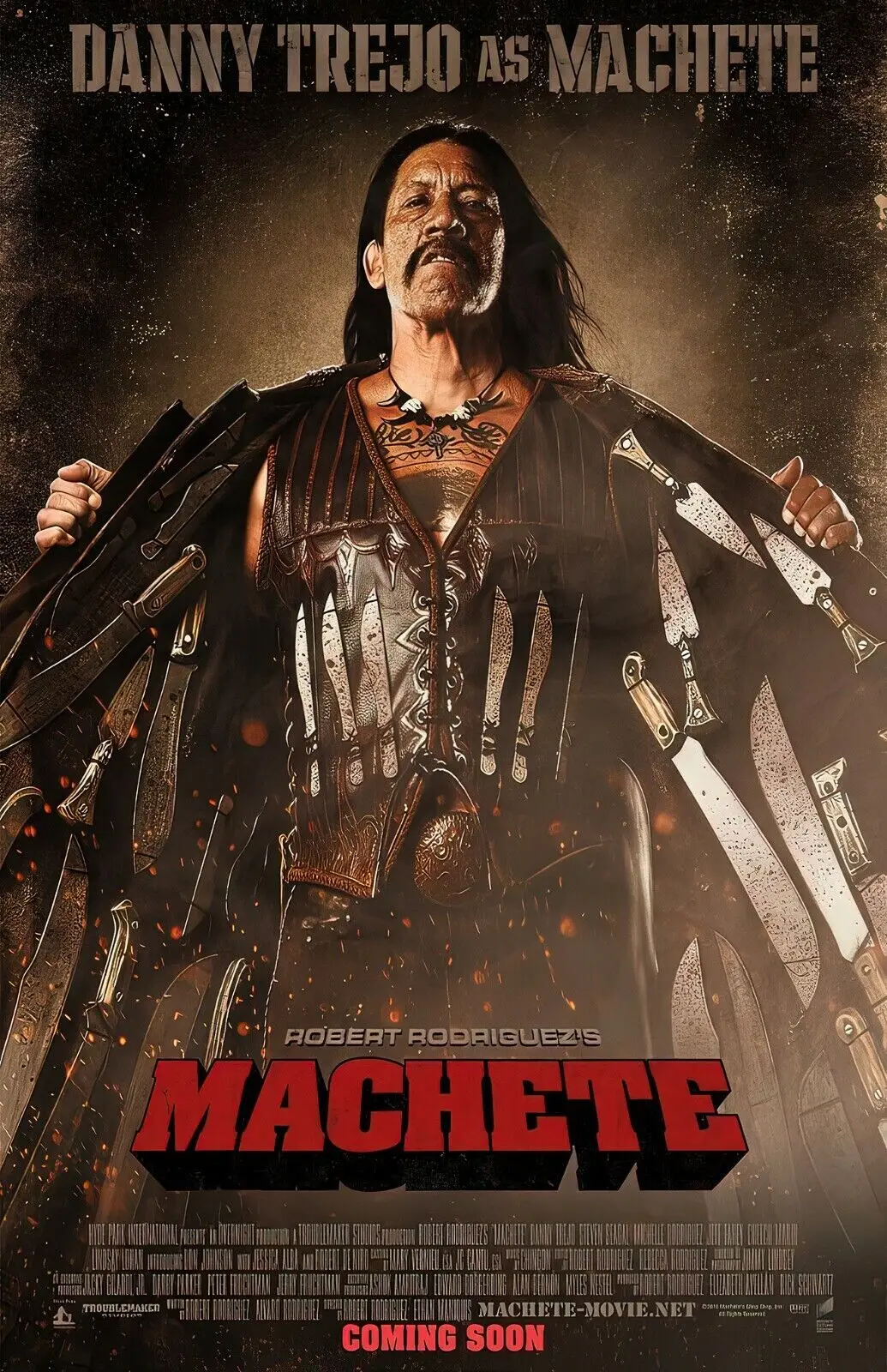 Machete Movie Print Art Canvas Poster, Living Room Decor, Home Wall Picture