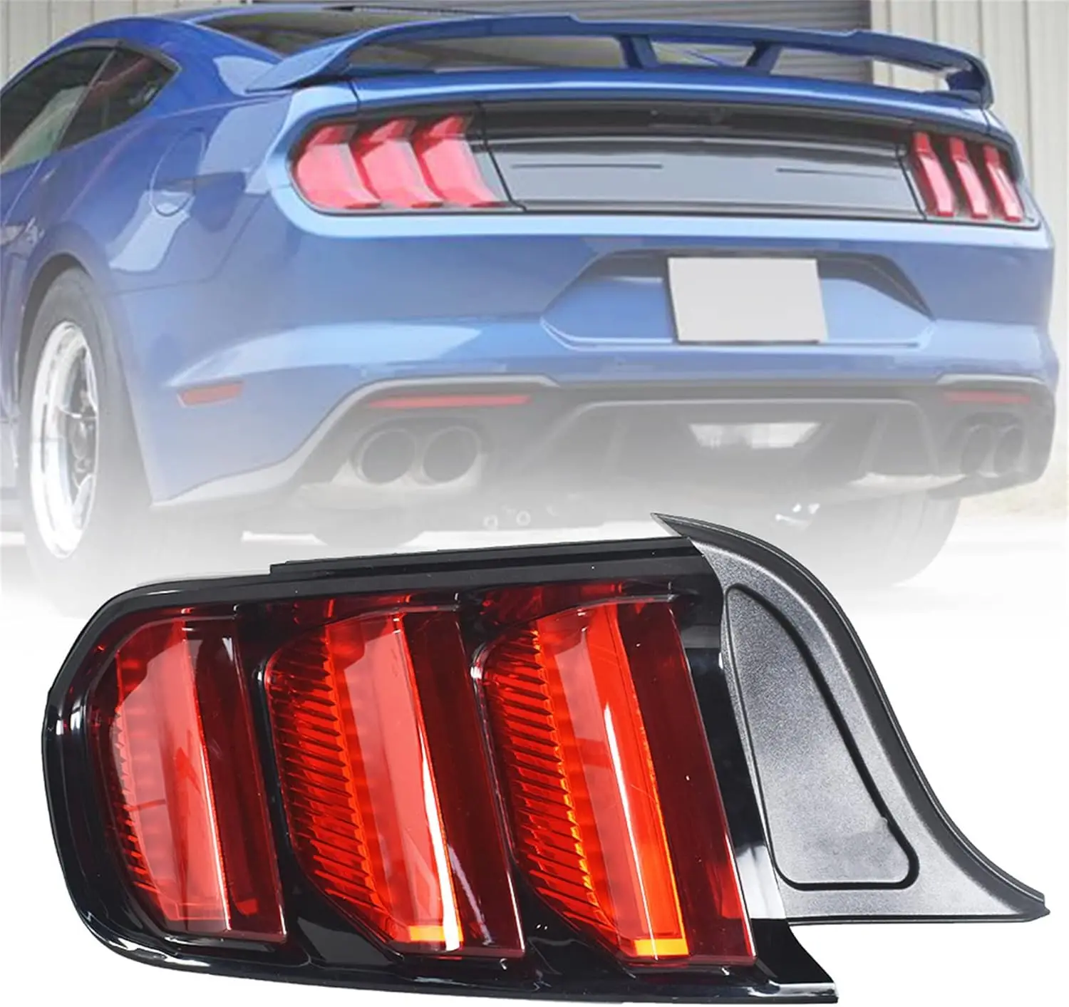 Left Side Tail Light Assembly for Mustang 2015-2017 FR3Z13405A FO2800238