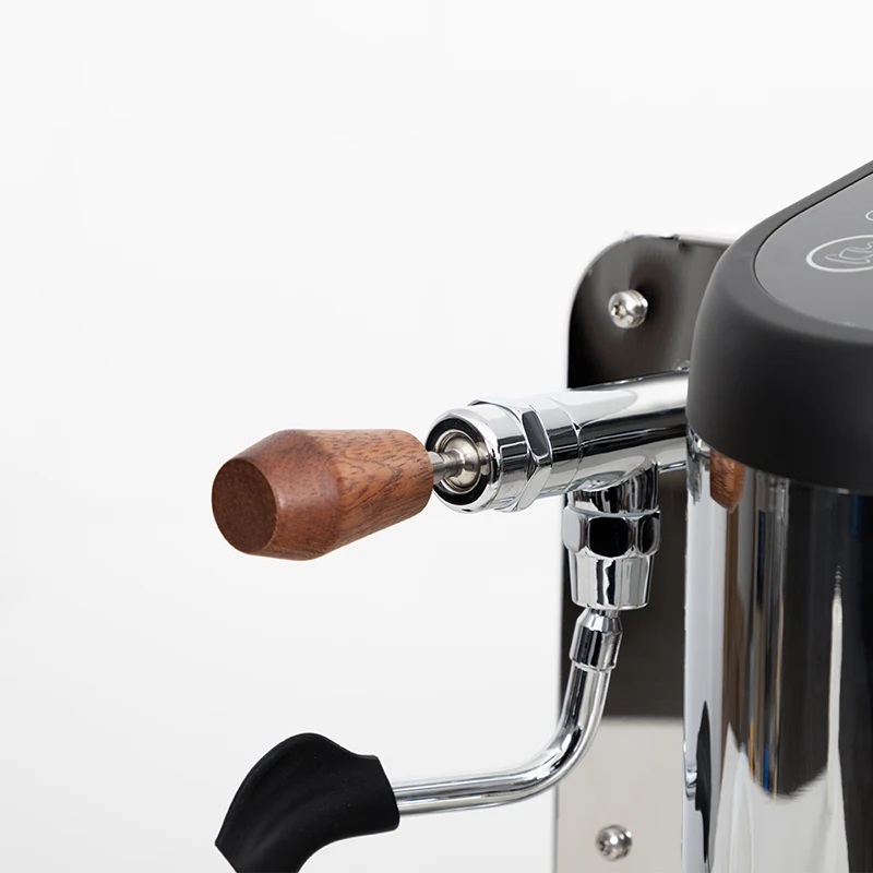 ماكينة قهوة اسبريسو احترافية برأس مجموعة واحدة للاستخدام المنزلي والتجاري، مضخة 9 بار مع عصا بخار للكابتشينو