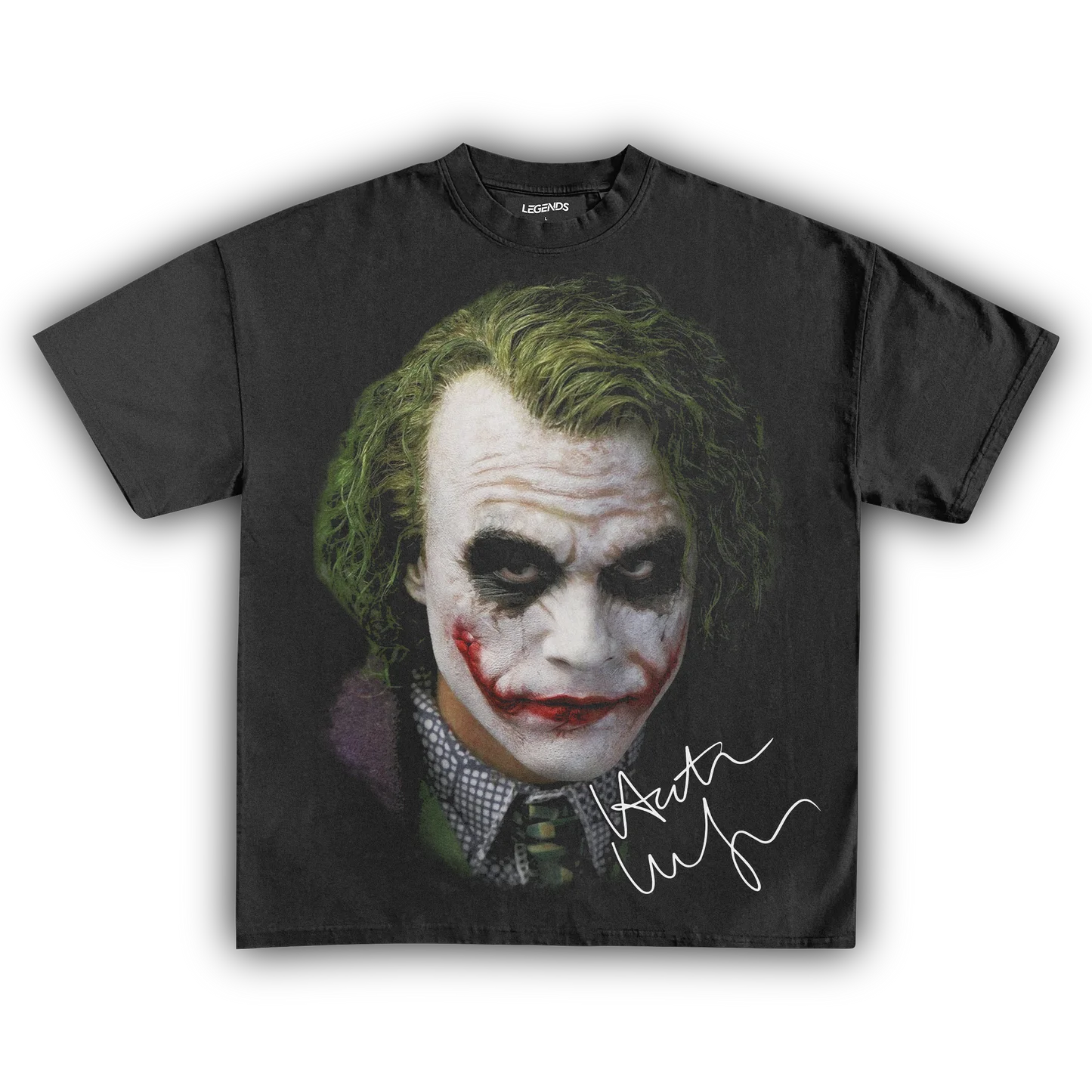 JOKER BIG FACE Grapic Men's T-Shirt  Summer Vintage Cotton Short Sleeve Tops Casual Streetwear Men Women Oversized Clothing