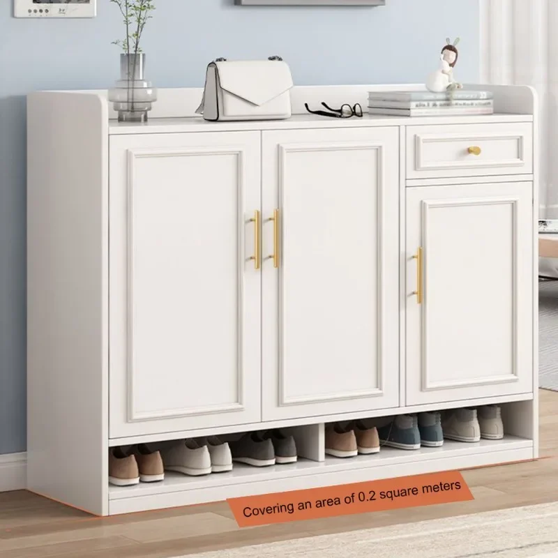 Multifuncional Scarpiere Shoe Cabinet, Móveis para Sala, Household, Alta Capacidade de Armazenamento no Solo, Modern Doorway